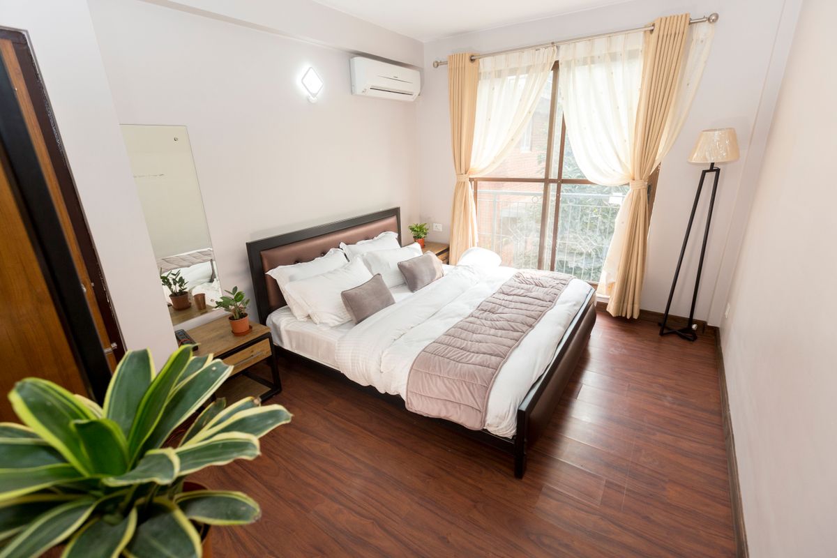 Bright Workspace - Bedroom