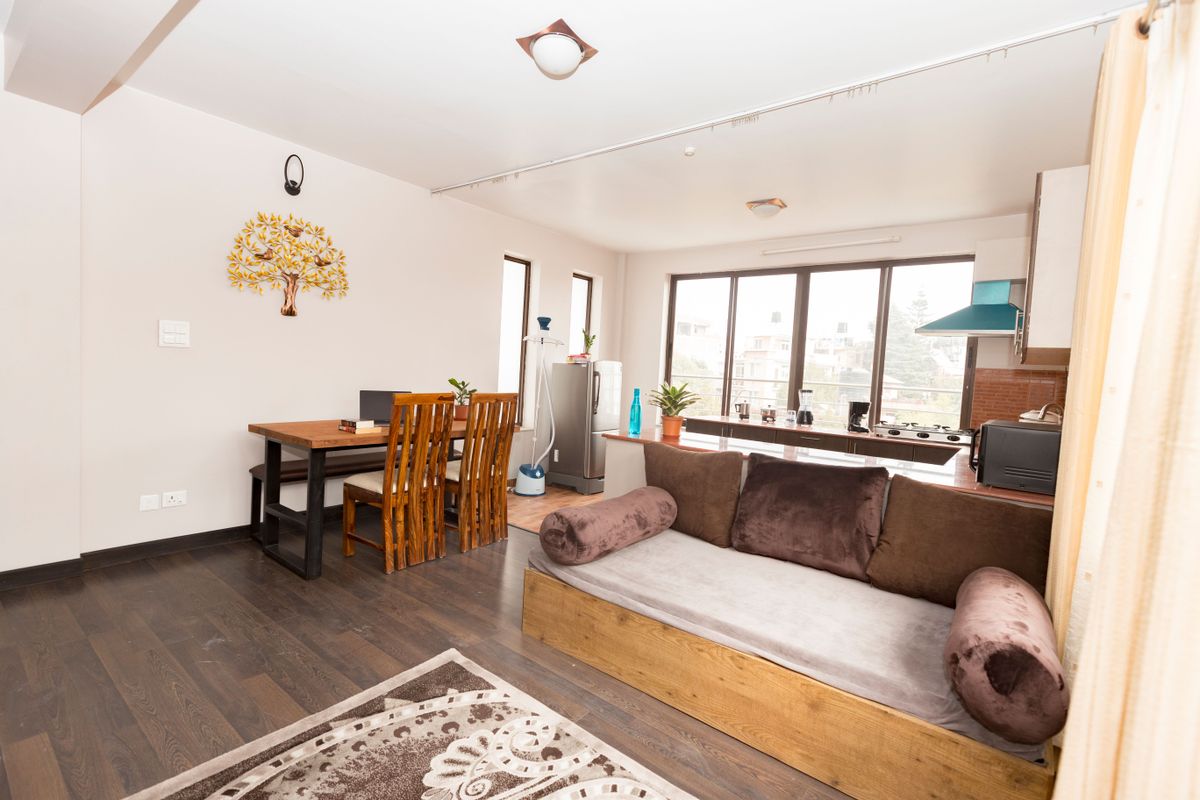 Bright Workspace - Living Room
